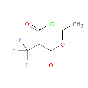Propanoic acid, 2-(chlorocarbonyl)-3,3,3-trifluoro-, ethyl ester