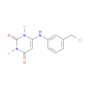 2,4(1H,3H)-Pyrimidinedione, 6-[[3-(chloromethyl)phenyl]amino]-