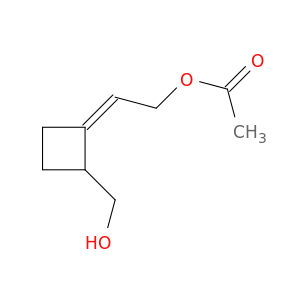 Cyclobutanemethanol, 2-[2-(acetyloxy)ethylidene]-, (2Z)-