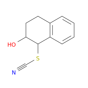 Thiocyanic acid, 1,2,3,4-tetrahydro-2-hydroxy-1-naphthalenyl ester