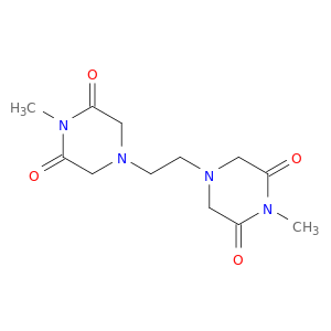 2,6-Piperazinedione,4,4'-(1,2-ethanediyl)bis[1-methyl-
