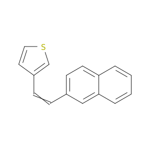 Thiophene, 3-[2-(2-naphthalenyl)ethenyl]-
