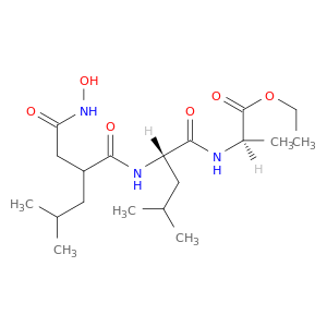 L-Alanine,N-[(2R)-2-[2-(hydroxyamino)-2-oxoethyl]-4-methyl-1-oxopentyl]-L-leucyl-, ethylester