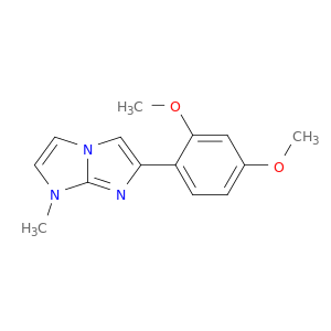 1H-Imidazo[1,2-a]imidazole, 6-(2,4-dimethoxyphenyl)-1-methyl-