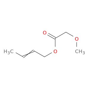 Acetic acid, methoxy-, 2-butenyl ester