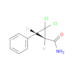 Cyclopropanecarboxamide, 2,2-dichloro-3-phenyl-, (1R,3R)-