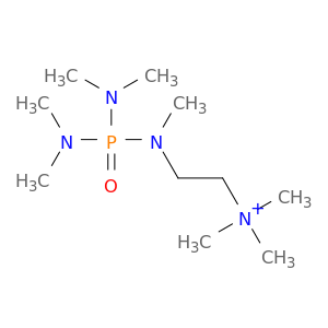 2-[bis(dimethylamino)phosphoryl-methyl-amino]ethyl-trimethyl-azanium