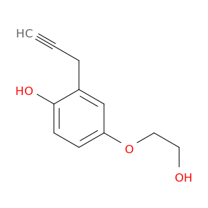 Phenol, 4-(2-hydroxyethoxy)-2-(2-propyn-1-yl)-