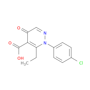 2-(4-氯苯基)-3-乙基-5-氧代哒嗪-4-羧酸