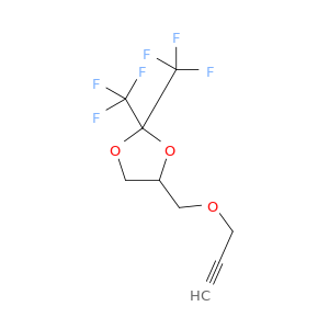 1,3-Dioxolane, 4-[(2-propynyloxy)methyl]-2,2-bis(trifluoromethyl)-