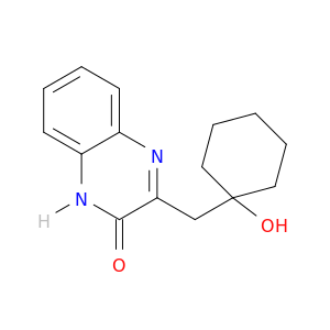 2(1H)-Quinoxalinone, 3-[(1-hydroxycyclohexyl)methyl]-