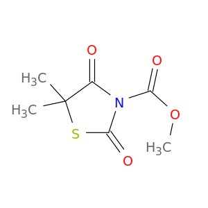 3-Thiazolidinecarboxylic acid, 5,5-dimethyl-2,4-dioxo-, methyl ester