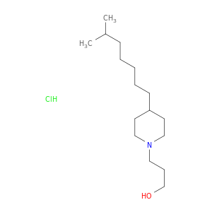 1-Piperidinepropanol, 4-(6-methylheptyl)-, hydrochloride