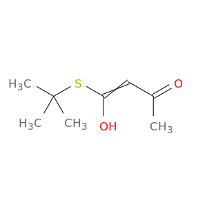 3-Buten-2-one, 4-[(1,1-dimethylethyl)thio]-4-hydroxy-