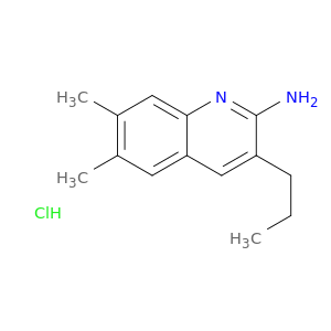 2-Amino-6,7-dimethyl-3-propylquinoline hydrochloride
