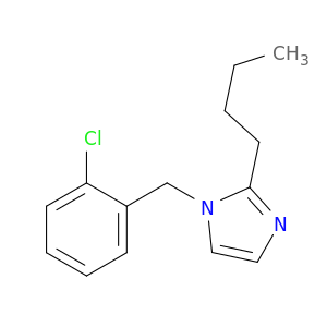 1H-Imidazole, 2-butyl-1-[(2-chlorophenyl)methyl]-