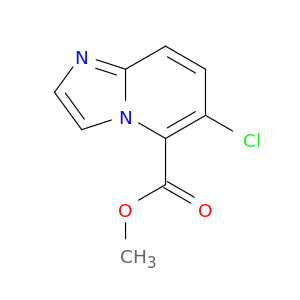 咪唑唑[1,2-a]吡啶-5-羧酸,6-氯,甲酯