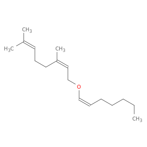 2,6-Octadiene, 1-[(1Z)-1-heptenyloxy]-3,7-dimethyl-, (2Z)-