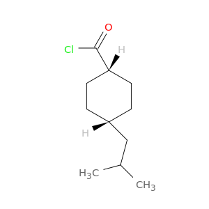 Cyclohexanecarbonylchloride, 4-(2-methylpropyl)-, cis-