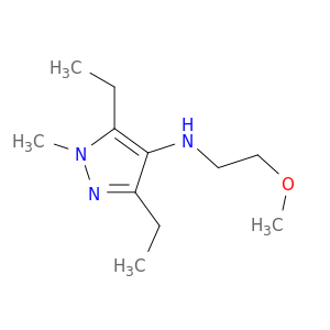 1H-Pyrazol-4-amine, 3,5-diethyl-N-(2-methoxyethyl)-1-methyl-