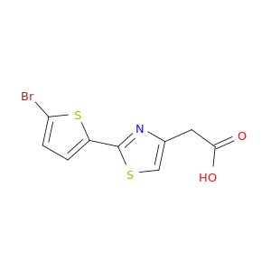 2-(5-溴-2-噻吩基)-4-噻唑乙酸
