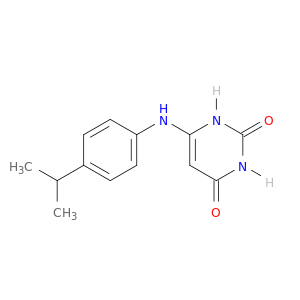 2,4(1H,3H)-Pyrimidinedione, 6-[[4-(1-methylethyl)phenyl]amino]-