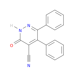 4-Pyridazinecarbonitrile,2,3-dihydro-3-oxo-5,6-diphenyl-