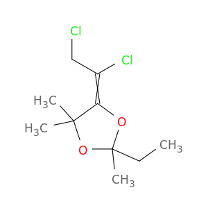 1,3-Dioxolane, 5-(1,2-dichloroethylidene)-2-ethyl-2,4,4-trimethyl-