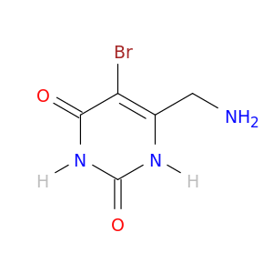 2,4(1H,3H)-Pyrimidinedione,6-(aminomethyl)-5-bromo-