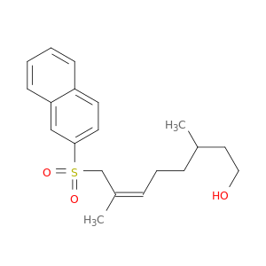 6-Octen-1-ol, 3,7-dimethyl-8-(2-naphthalenylsulfonyl)-, (Z)-
