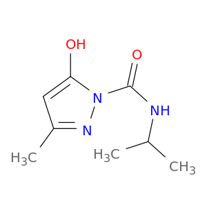 1H-Pyrazole-1-carboxamide, 5-hydroxy-3-methyl-N-(1-methylethyl)-