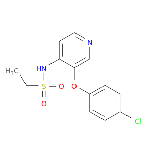 Ethanesulfonamide, N-[3-(4-chlorophenoxy)-4-pyridinyl]-