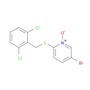 Pyridine, 5-bromo-2-[[(2,6-dichlorophenyl)methyl]thio]-, 1-oxide