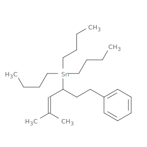 Stannane, tributyl[3-methyl-1-(2-phenylethyl)-2-butenyl]-