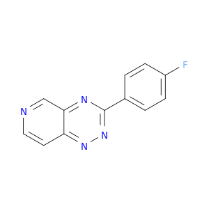 Pyrido[3,4-e]-1,2,4-triazine,3-(4-fluorophenyl)-