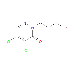 3(2H)-Pyridazinone, 2-(3-bromopropyl)-4,5-dichloro-
