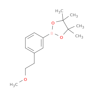 2-[3-(2-methoxyethyl)phenyl]-4,4,5,5-tetramethyl-1,3,2-dioxaborolane