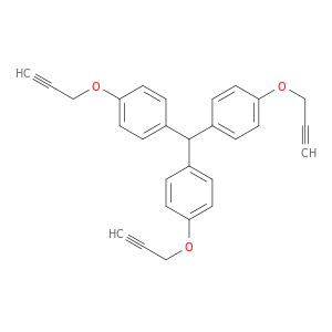 Benzene, 1,1',1''-methylidynetris[4-(2-propynyloxy)-