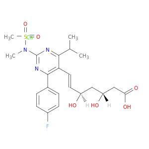 (3R,5R,6E)-7-[4-(4-氟苯基)-6-(1-甲基乙基)-2- [甲基(甲基磺酰基)氨基]-5-嘧啶基]-3,5-二羟基-6-庚酸钙