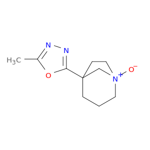 1-Azabicyclo[3.2.1]octane, 5-(5-methyl-1,3,4-oxadiazol-2-yl)-, 1-oxide