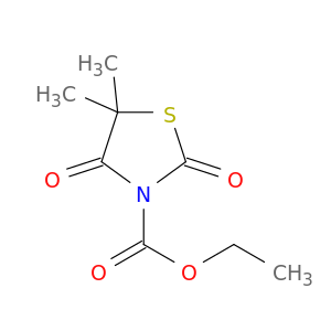 3-Thiazolidinecarboxylic acid, 5,5-dimethyl-2,4-dioxo-, ethyl ester