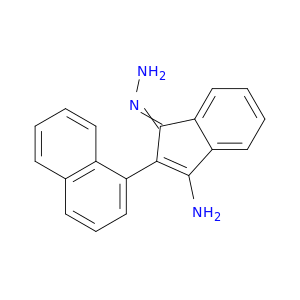1H-Inden-1-one, 3-amino-2-(1-naphthalenyl)-, hydrazone