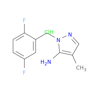 1-[(2,5-Difluorophenyl)methyl]-4-methyl-1H-pyrazol-5-amine Hydrochloride