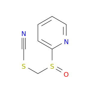 THIOCYANIC ACID (PYRIDIN-2-YLSULFINYL)METHYL ESTER