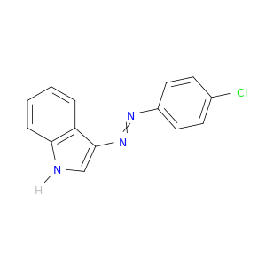 1H-Indole, 3-[(4-chlorophenyl)azo]-