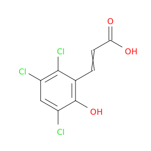 2-Propenoic acid, 3-(2,3,5-trichloro-6-hydroxyphenyl)-