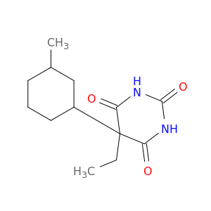 2,4,6(1H,3H,5H)-Pyrimidinetrione, 5-ethyl-5-(3-methylcyclohexyl)-