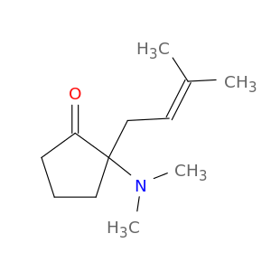 Cyclopentanone, 2-(dimethylamino)-2-(3-methyl-2-butenyl)-