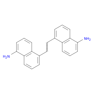 1-Naphthalenamine, 5,5'-(1,2-ethenediyl)bis-