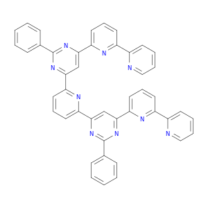 Pyrimidine, 4,4'-(2,6-pyridinediyl)bis[6-[2,2'-bipyridin]-6-yl-2-phenyl-